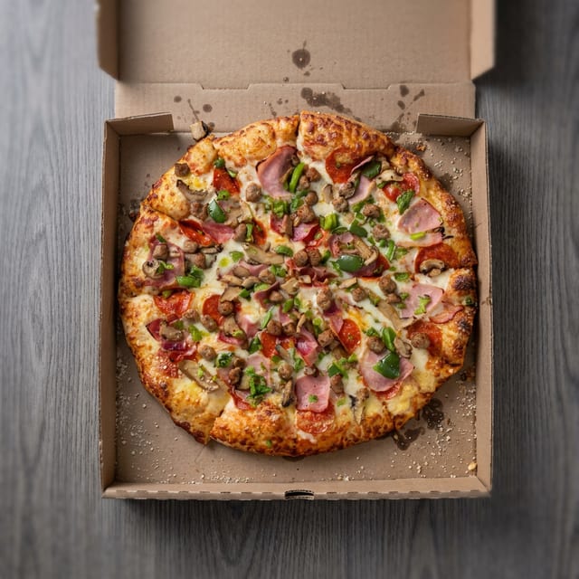 Large 5 Topping Pizza.