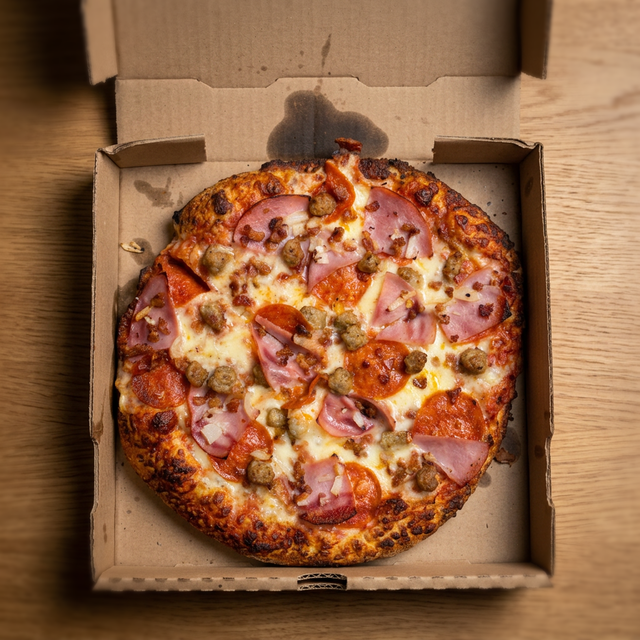 Small 5 topping pizza.